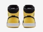 Jordan 1 Mid Yellow Toe Black