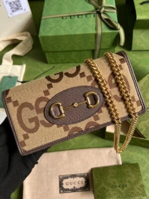Gucci Horsebit 1955 wallet with chain