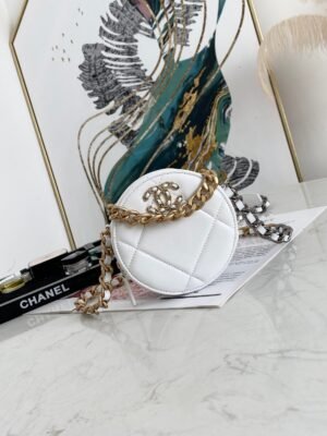CHANEL 19 CLUTCH WITH CHAIN