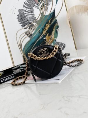 CHANEL 19 CLUTCH WITH CHAIN
