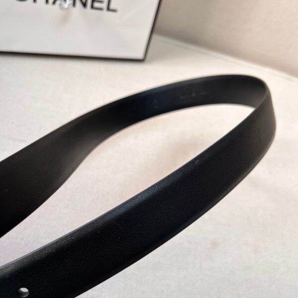 Chanel casual style leather logo belts