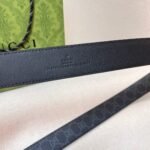 GG belt with silver buckle
