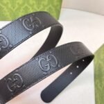 GG belt with silver buckle