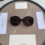 ROUND-FRAME INTERLOCKING G SUNGLASSES