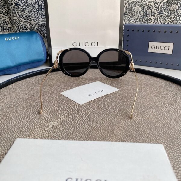ROUND-FRAME INTERLOCKING G SUNGLASSES