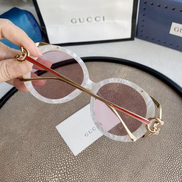 ROUND-FRAME INTERLOCKING G SUNGLASSES