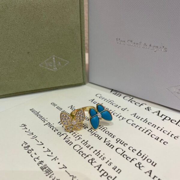 Van Cleef & Arpels Two Butterfly Ring