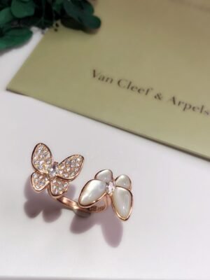 Van Cleef & Arpels Two Butterfly Ring