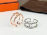 Hermes H Diamond Ring
