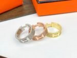 Hermes H Diamond Ring