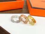 Hermes H Diamond Ring