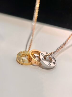 Cartier 6 diamonds Love Necklace