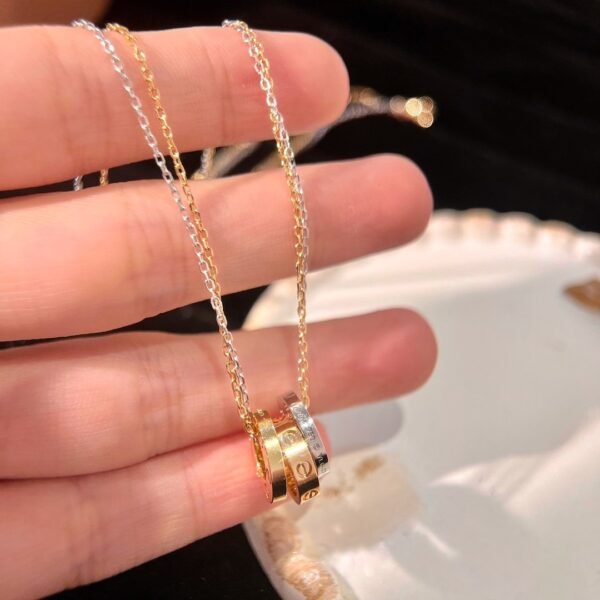 Cartier 6 diamonds Love Necklace