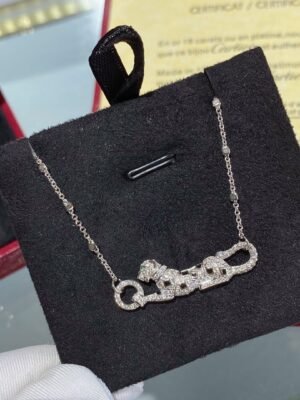 Jual Cartier Full Diamond Leopard Necklace