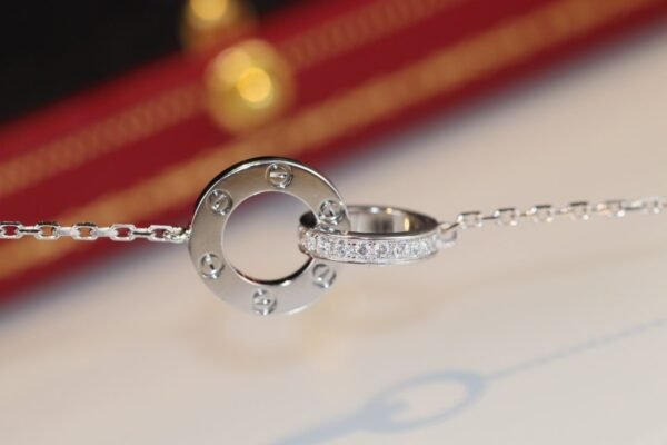 Cartier Love Diamond-Paved Necklace