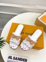 Louis Vuitton x Takashi Murakami Women’s Designer Slippers