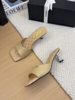 CHANEL Lambskin Quilted CC Mules